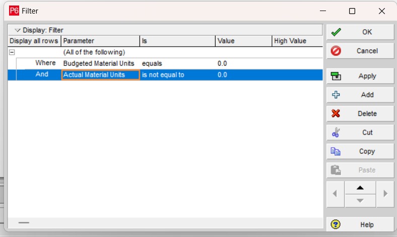 Screenshot illustrating how to fix cost errors in Resource Assignment